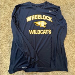 Wheelock Wildcats Long Sleeve Warm Up Shirt